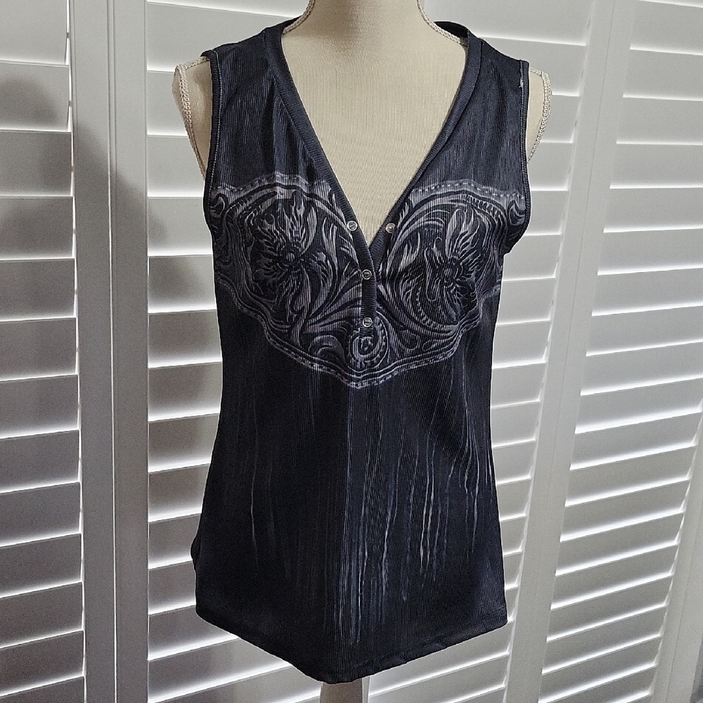Elegant Black Sleeveless Top